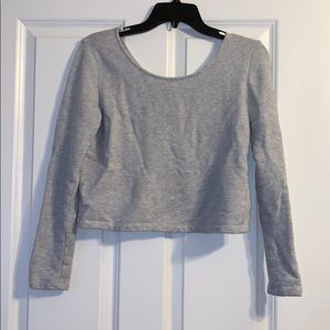 Twisted Back Sweatshirt